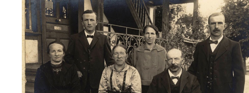 Familie Messerli: Elise, Walter, Anne Elise, Ida, Gottfried, Ernst Arnold